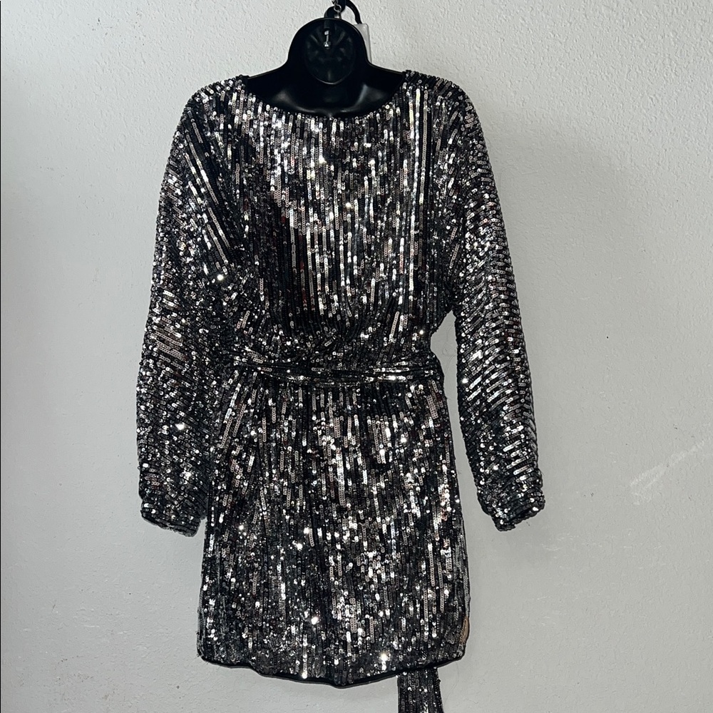 Fashion Nova Black Long Sleeve Dress - Sleek Solid Black - Picture 8 of 16